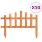 Lawn Edgings 10 Pcs Firwood 4.4 M