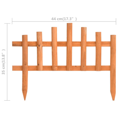 Lawn Edgings 10 Pcs Firwood 4.4 M