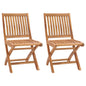 Folding Garden Chairs 4 Pcs Solid Teak Wood