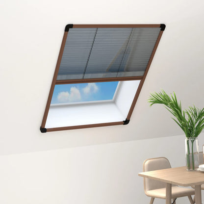 Plisse Insect Screen For Windows Aluminium