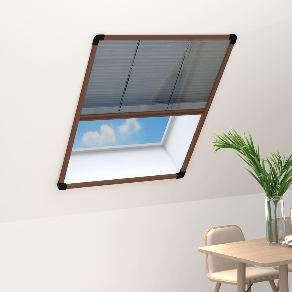 Plisse Insect Screen For Windows Aluminium