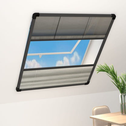 Plisse Insect Screen For Windows Aluminium With Shade
