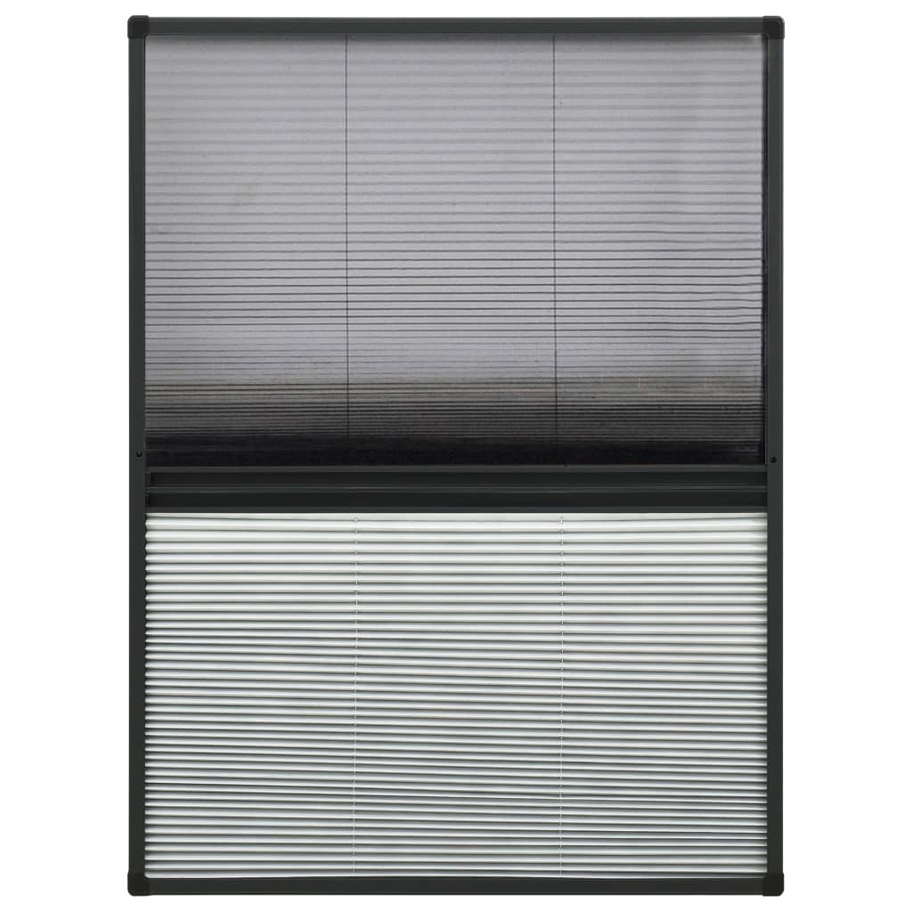 Plisse Insect Screen For Windows Aluminium With Shade