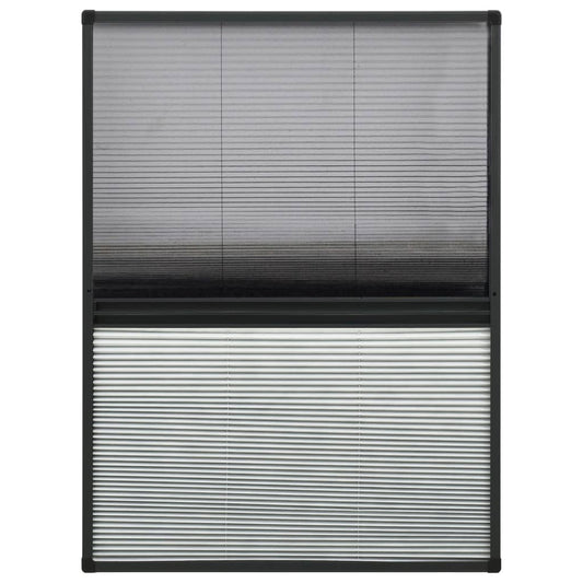 Plisse Insect Screen For Windows Aluminium With Shade