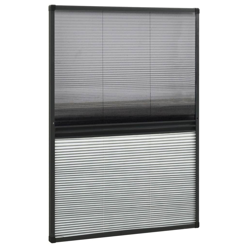 Plisse Insect Screen For Windows Aluminium With Shade