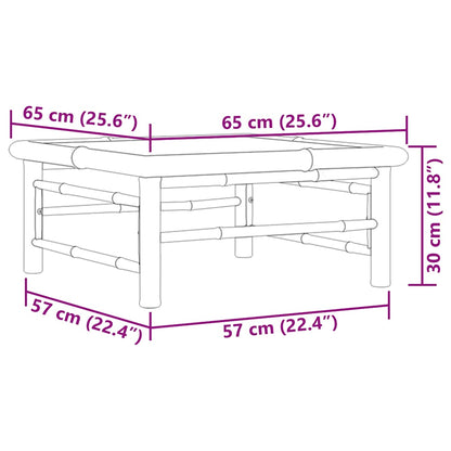 Garden 65X65X30 Cm Bamboo
