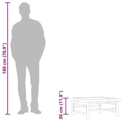 Garden 65X65X30 Cm Bamboo