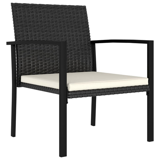 Garden Dining Chairs 2 Pcs Poly Rattan
