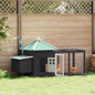 Chicken Coop With Nest Box 190X72X102 Cm Solid Firwood