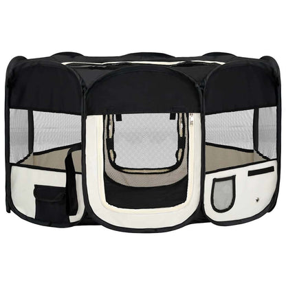 Foldable Dog Playpen With Carrying Bag