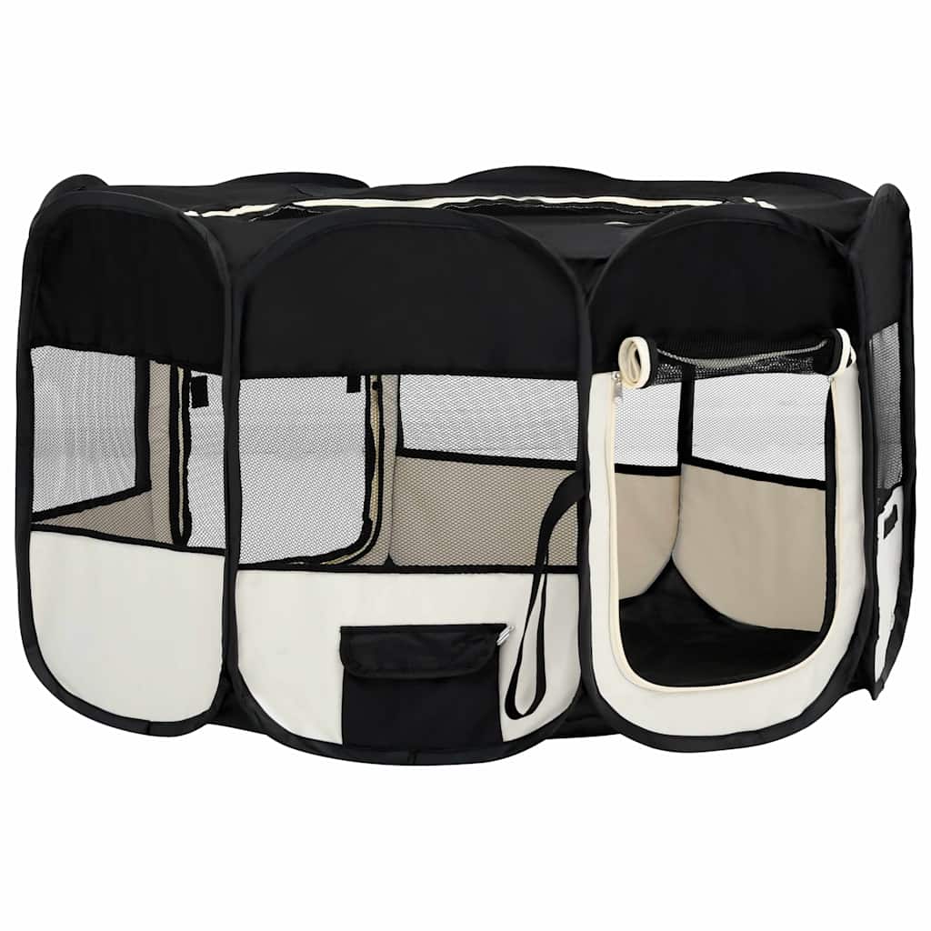 Foldable Dog Playpen With Carrying Bag
