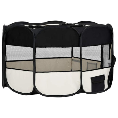 Foldable Dog Playpen With Carrying Bag