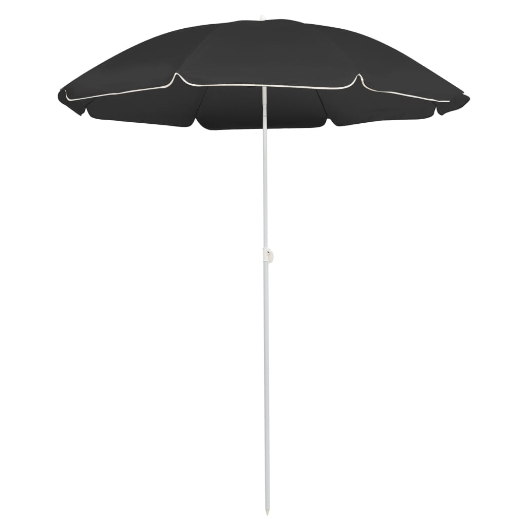 Garden Parasol With Steel Pole 180 Cm