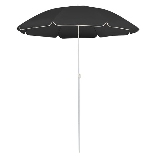 Garden Parasol With Steel Pole 180 Cm