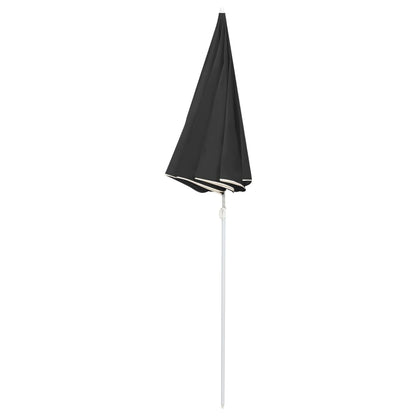 Garden Parasol With Steel Pole 180 Cm