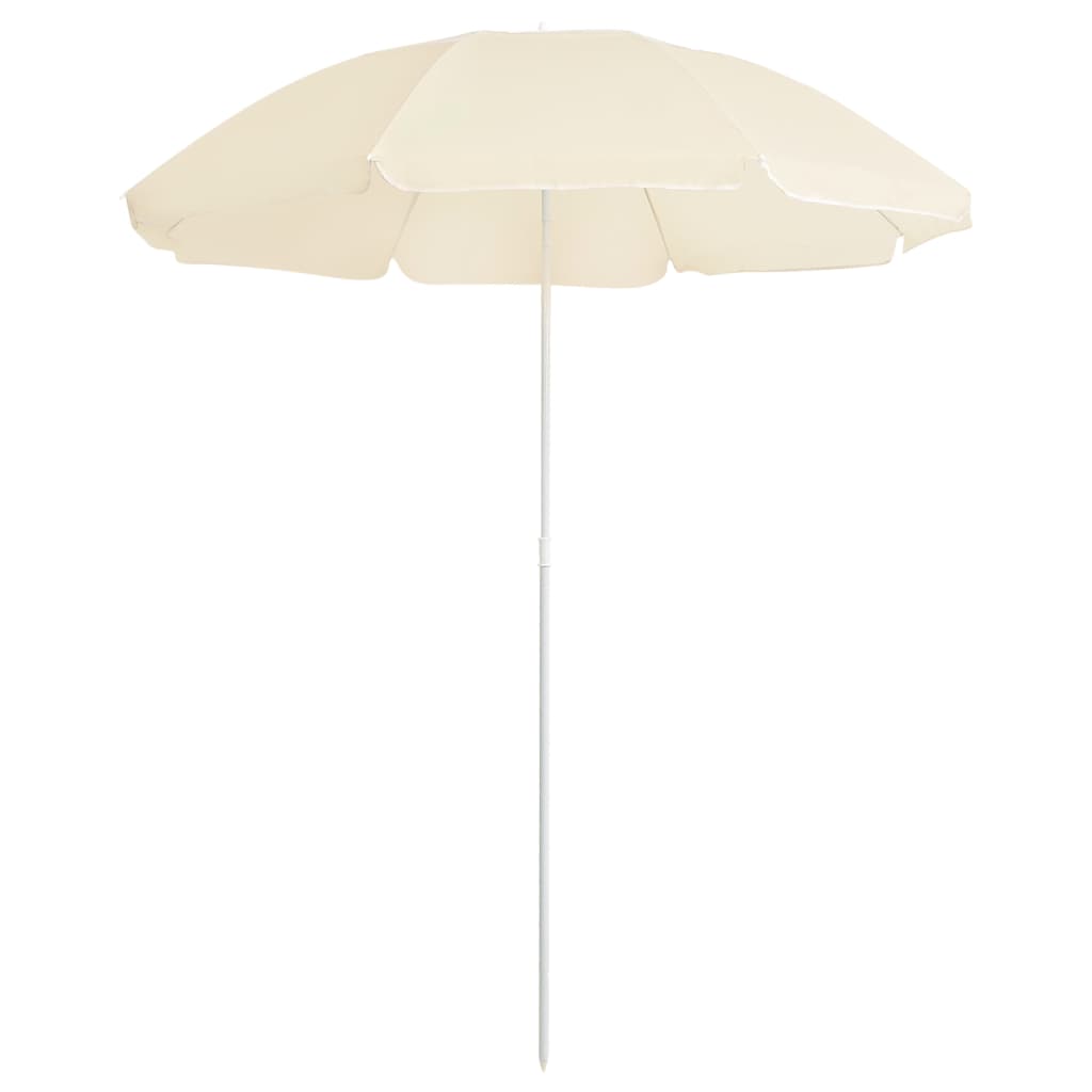 Garden Parasol With Steel Pole 180 Cm