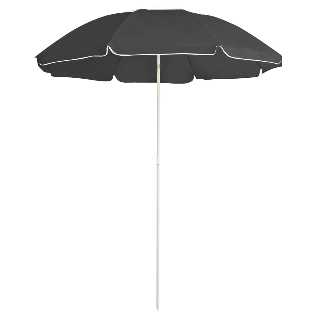 Garden Parasol With Steel Pole 180 Cm
