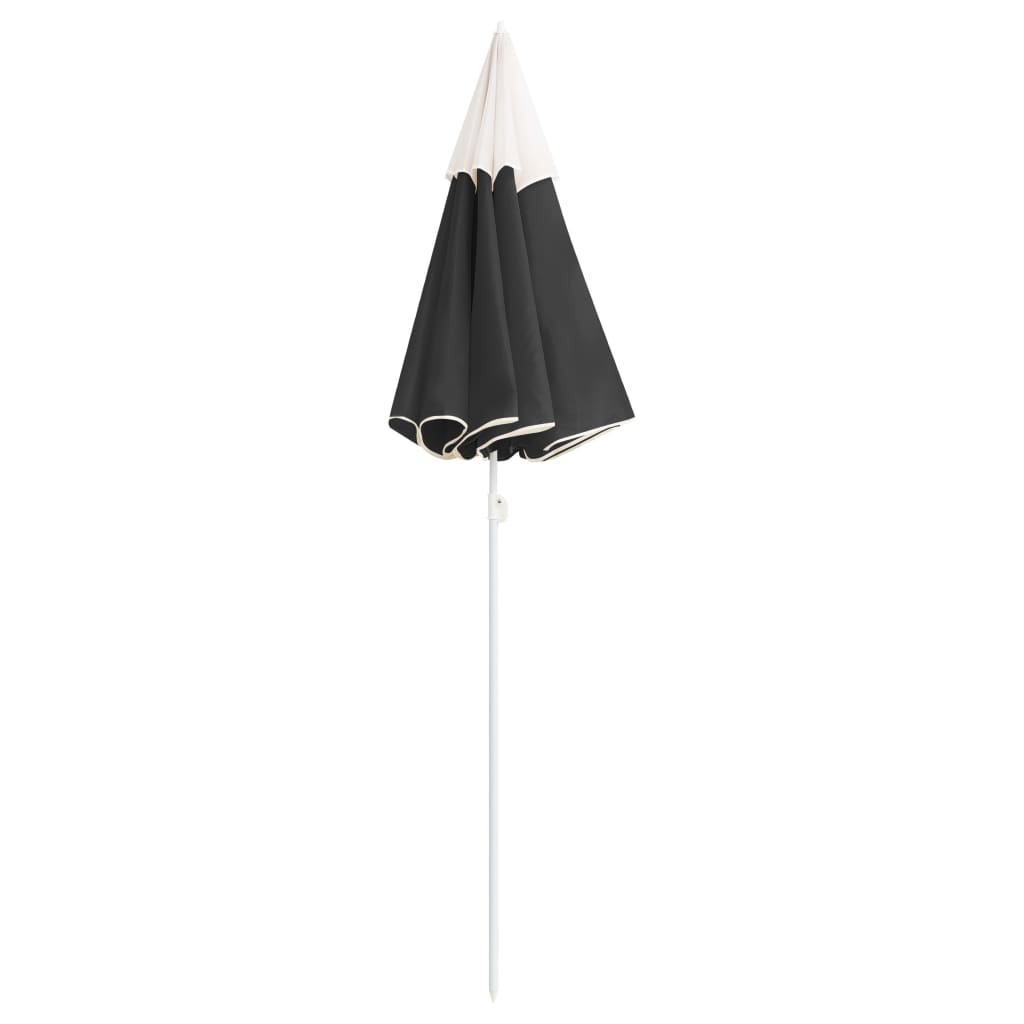 Garden Parasol With Steel Pole 180 Cm