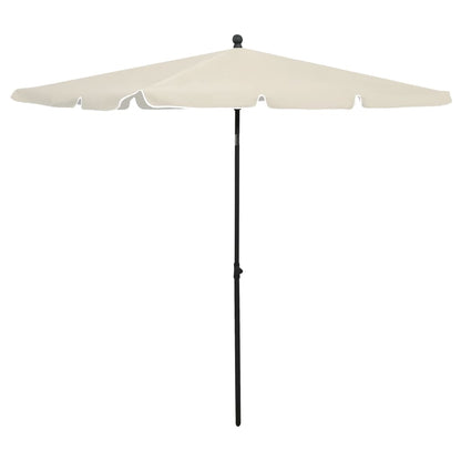 Garden Parasol With Pole 210X140 Cm