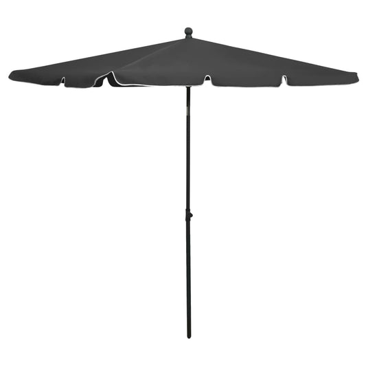 Garden Parasol With Pole 210X140 Cm