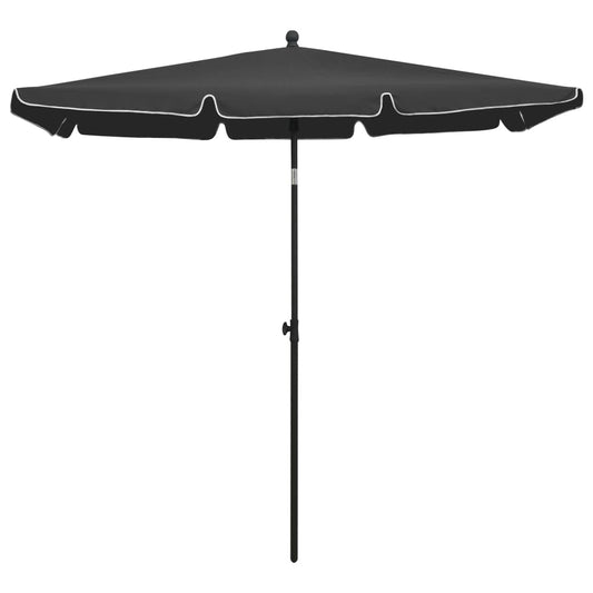 Garden Parasol With Pole 210X140 Cm