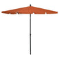 Garden Parasol With Pole 210X140 Cm