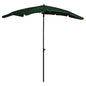 Garden Parasol With Pole 200X130 Cm