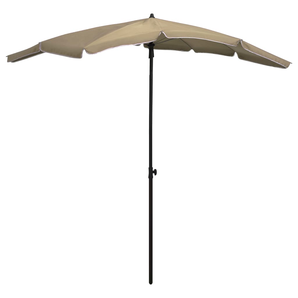 Garden Parasol With Pole 200X130 Cm