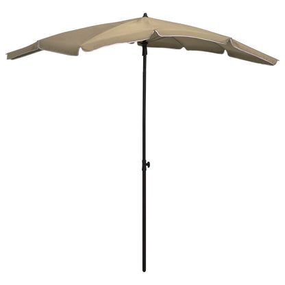 Garden Parasol With Pole 200X130 Cm