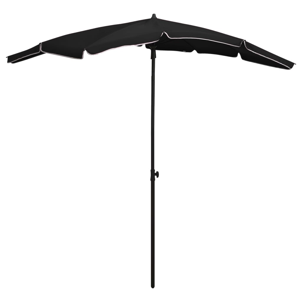 Garden Parasol With Pole 200X130 Cm