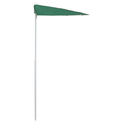 Garden Half Parasol With Pole 180X90 Cm
