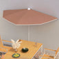 Garden Half Parasol With Pole 180X90 Cm