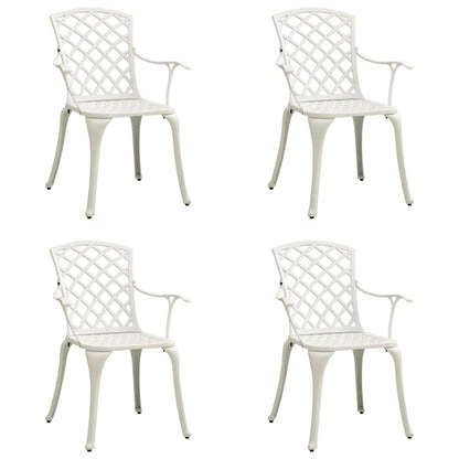 Garden Chairs 2 Pcs Cast Aluminium