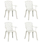 Garden Chairs 2 Pcs Cast Aluminium