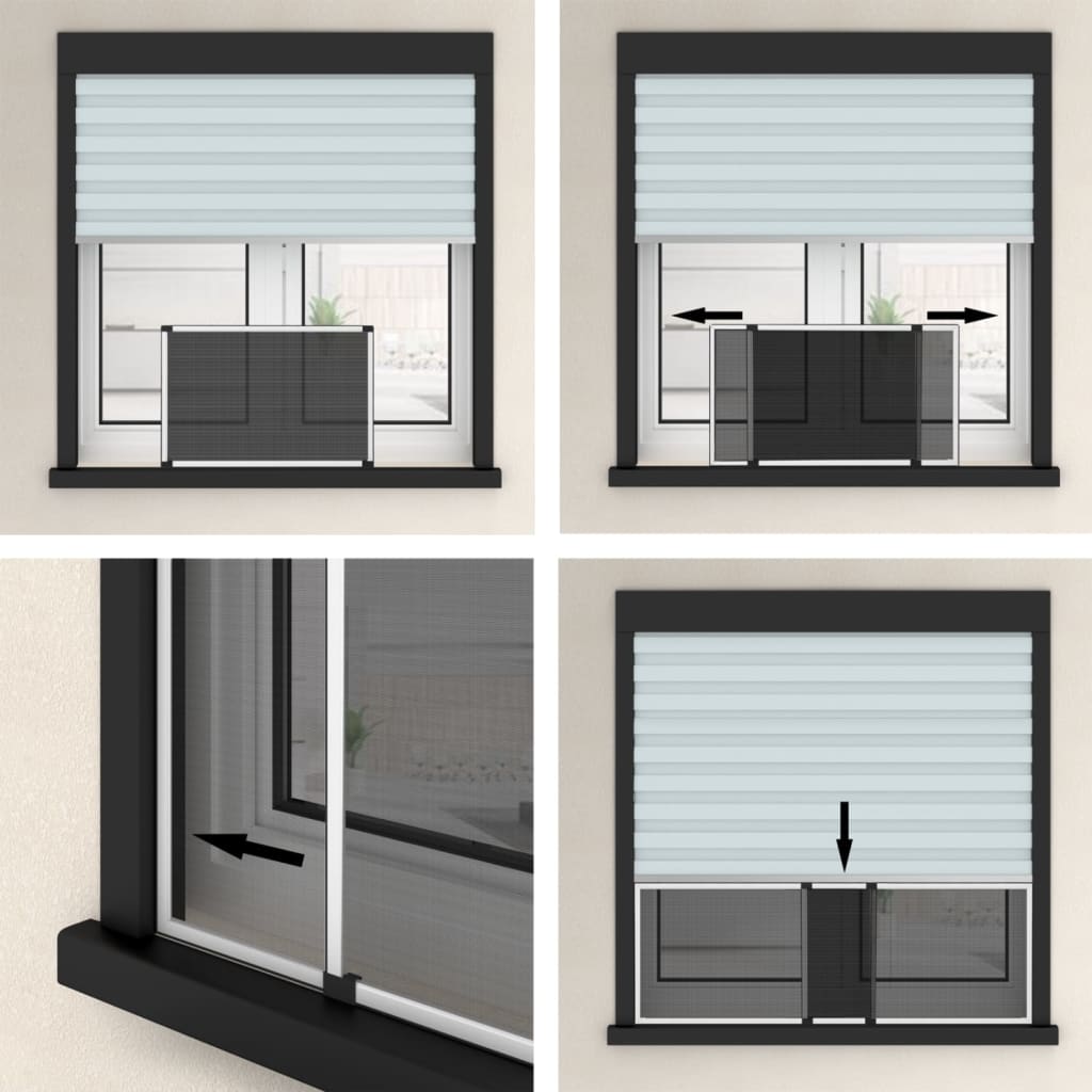 Extendable Insect Screen For Windows (75-143)X50 Cm