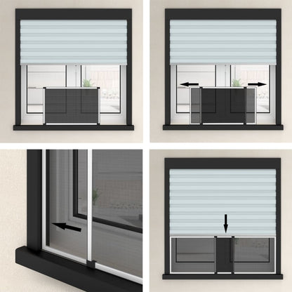 Extendable Insect Screen For Windows (75-143)X50 Cm