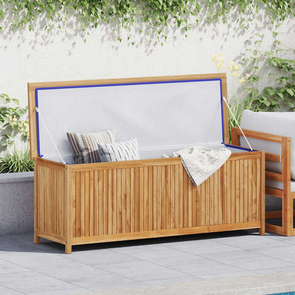 Garden Storage Box Solid Teak Wood
