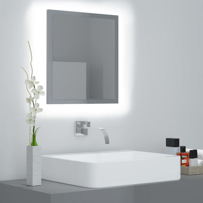 Led Bathroom Mirror 40X8.5X37 Cm Acrylic