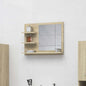 Bathroom Mirror 60X10.5X45 Cm Engineered Wood