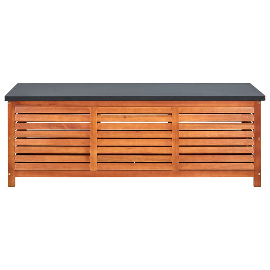 Garden Storage Box Solid Eucalyptus Wood