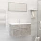 2 Piece Bathroom Furniture Set Engineered Wood