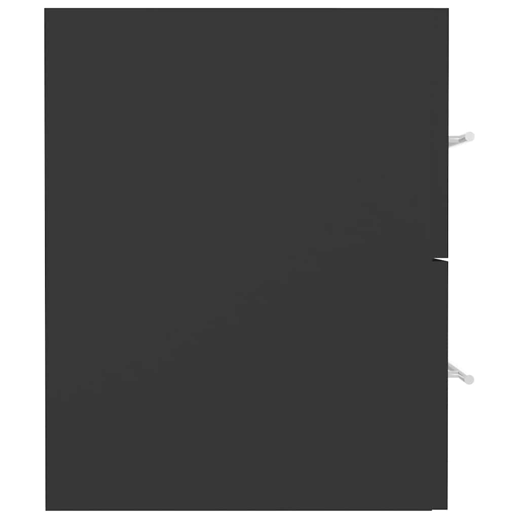 2 Piece Bathroom Furniture Set Engineered Wood