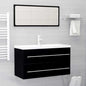 2 Piece Bathroom Furniture Set Engineered Wood