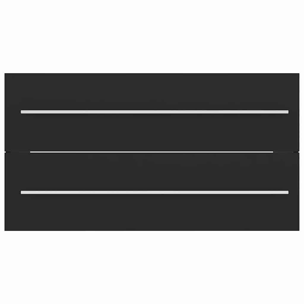 2 Piece Bathroom Furniture Set Engineered Wood