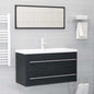 2 Piece Bathroom Furniture Set Engineered Wood