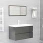 2 Piece Bathroom Furniture Set Engineered Wood