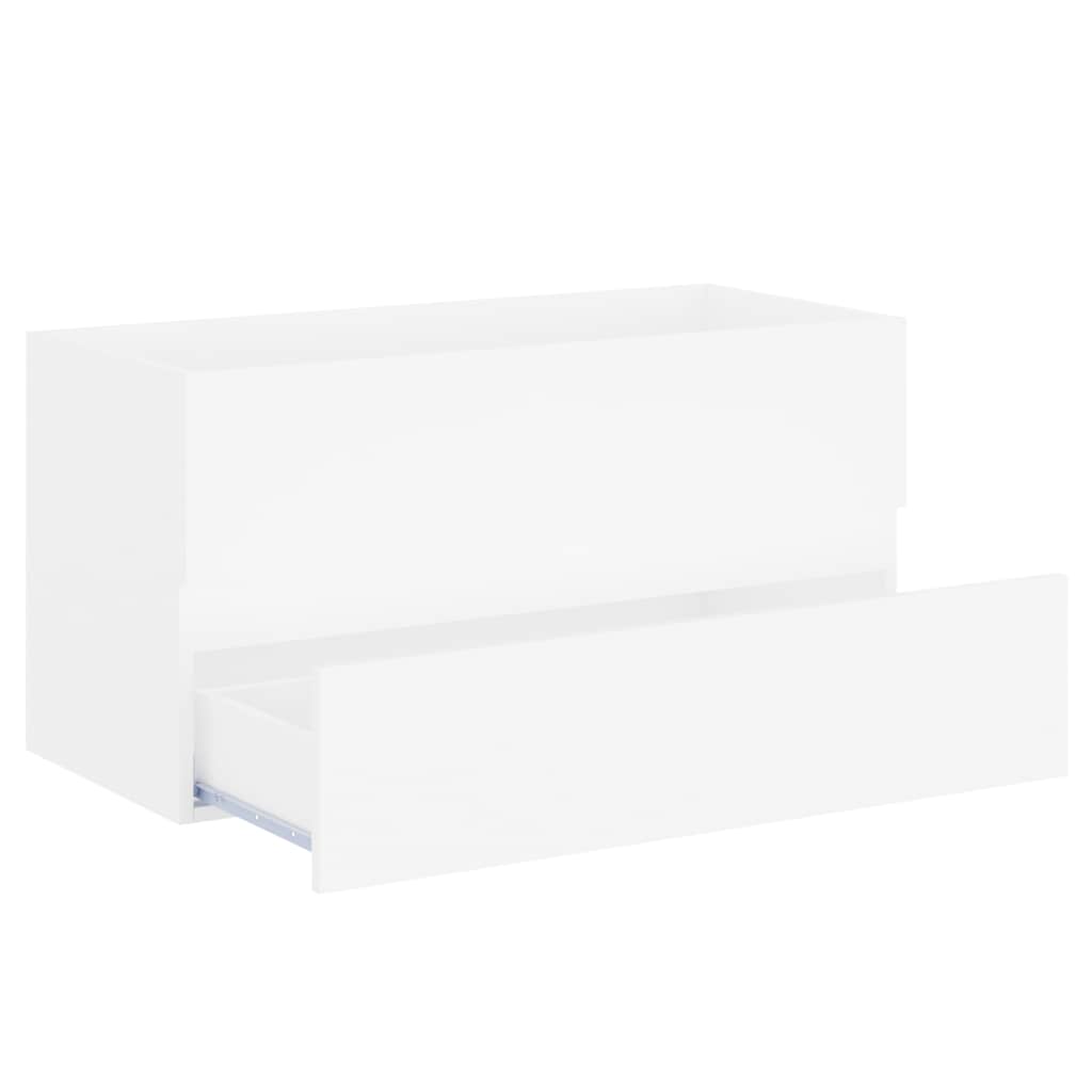 2 Piece Bathroom Furniture Set Engineered Wood