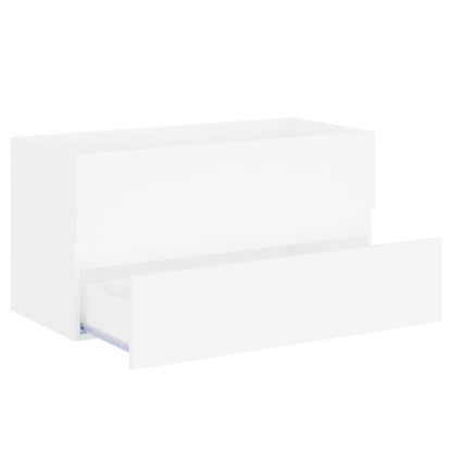 2 Piece Bathroom Furniture Set Engineered Wood