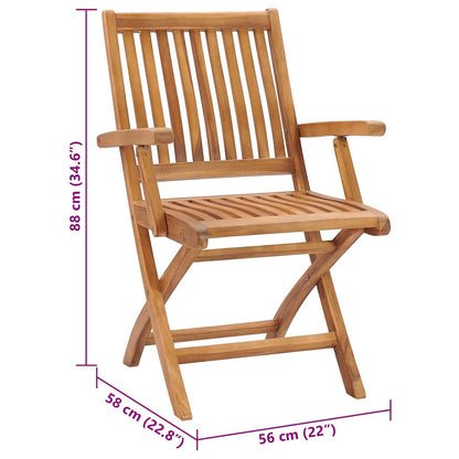 Garden Chairs 2 Pcs With Cushions Solid Teak Wood