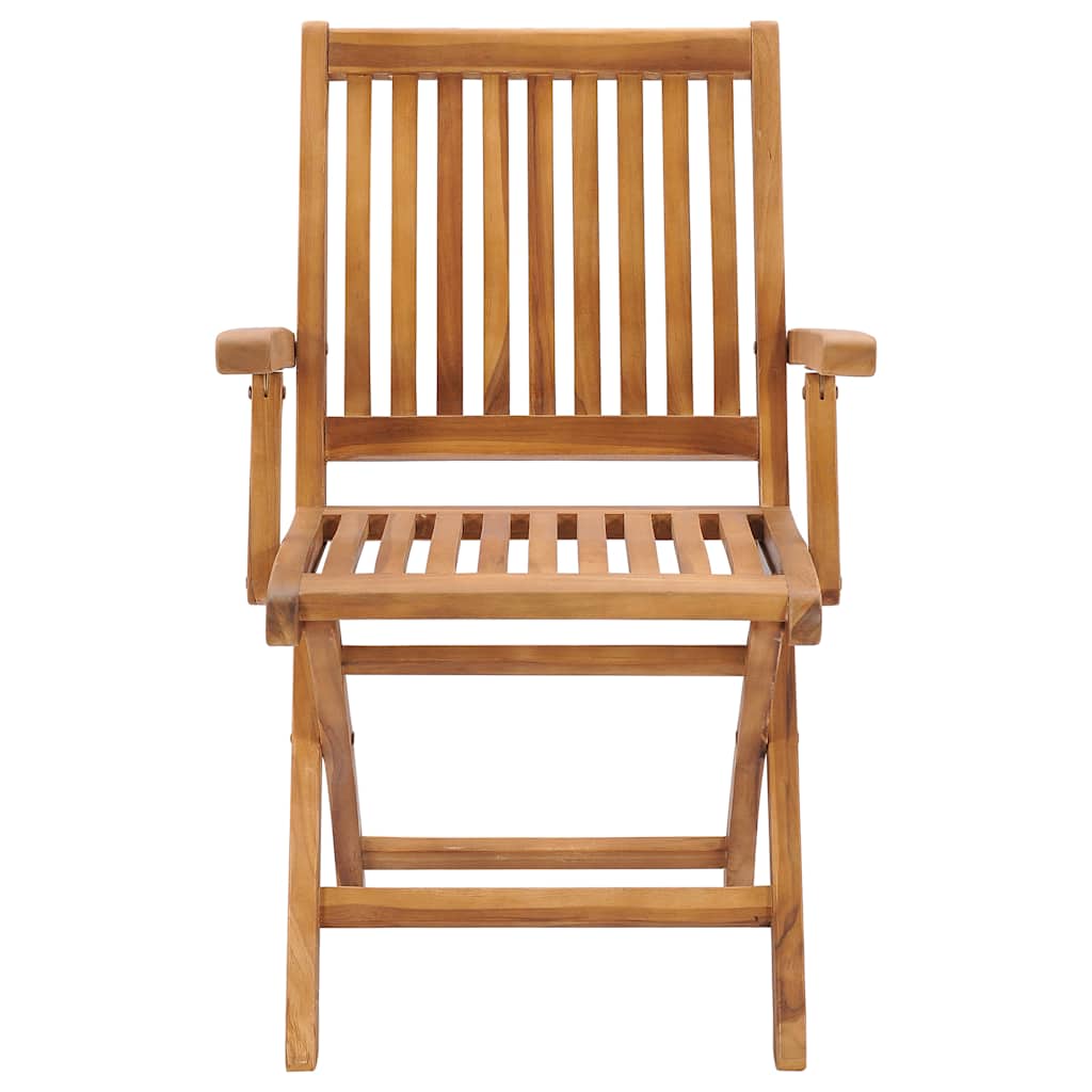 Garden Chairs 2 Pcs With Cushions Solid Teak Wood